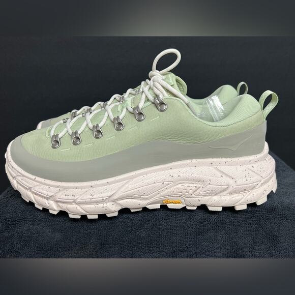 Hoka One U Tor Summit Men’s Seed Green Eggnog Shoes Size 9.5 D NEW WITH BOX - Picture 1 of 9